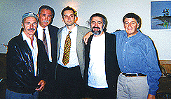 V.Rasovic,B.Sredanovic,B.Vuksanovic,M.Mandic i princ Nikola Petrovic Njegos