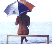 A Nude on the Great Beach in Ulcinj