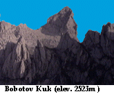 The highest peak on mount Durmitor