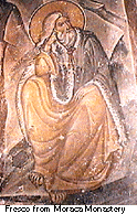 Fresco from Moraca Monastery